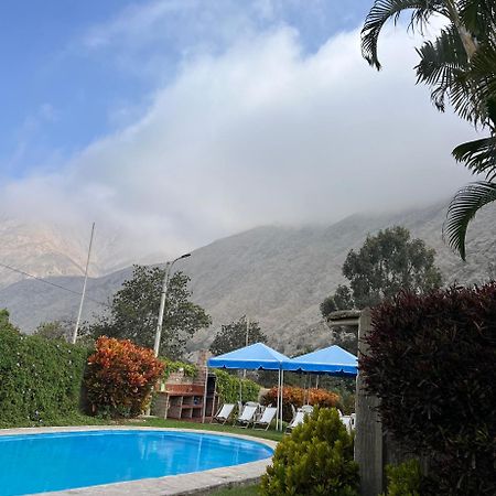 San Jeronimo River Lodge Lunahuaná Exteriör bild